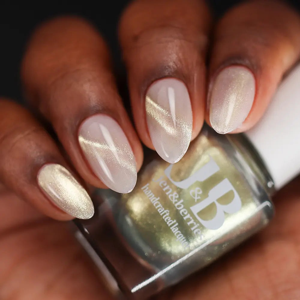 champagne spray - Jen & Berries nail polish