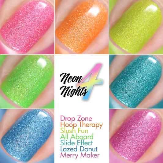 neon nights 4 - set - Jen & Berries nail polish