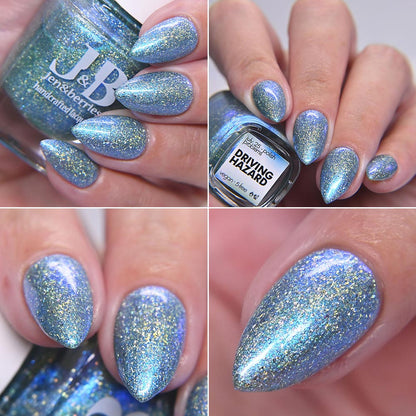 driving hazard - Jen & Berries nail polish
