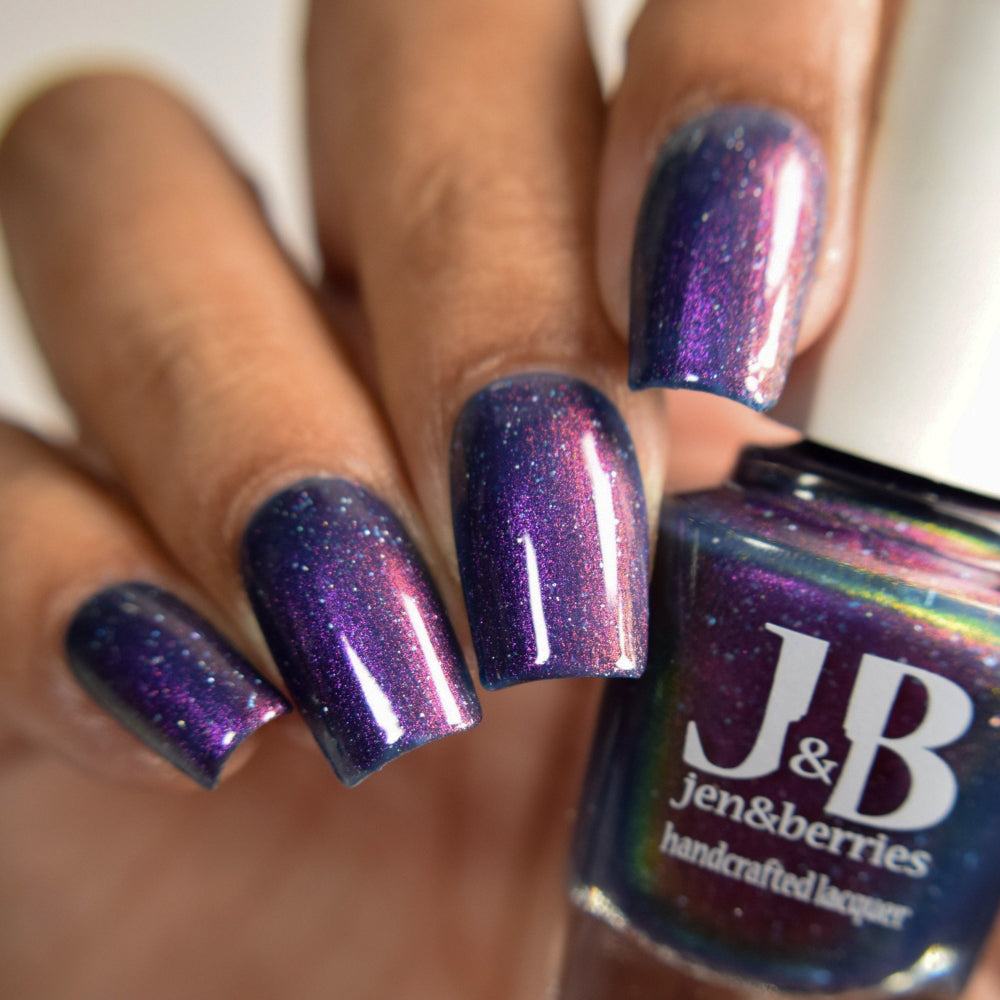 life's short. talk fast. - Jen & Berries nail polish