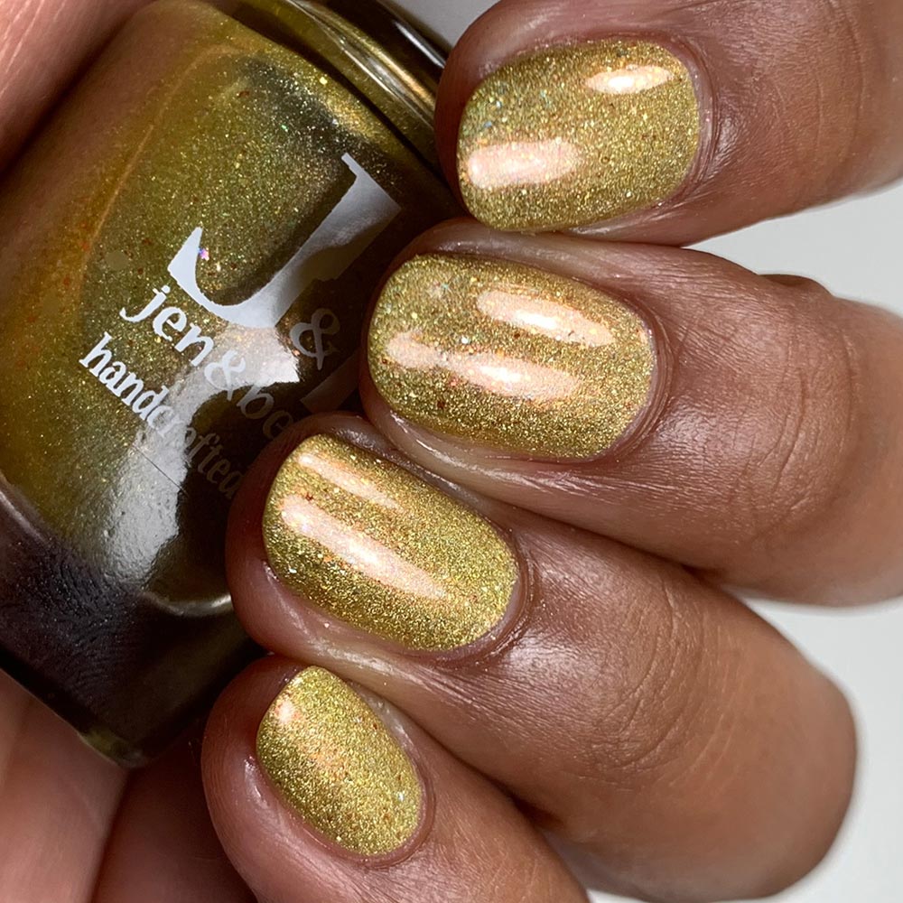 it's mari-gold, baby - Jen & Berries nail polish